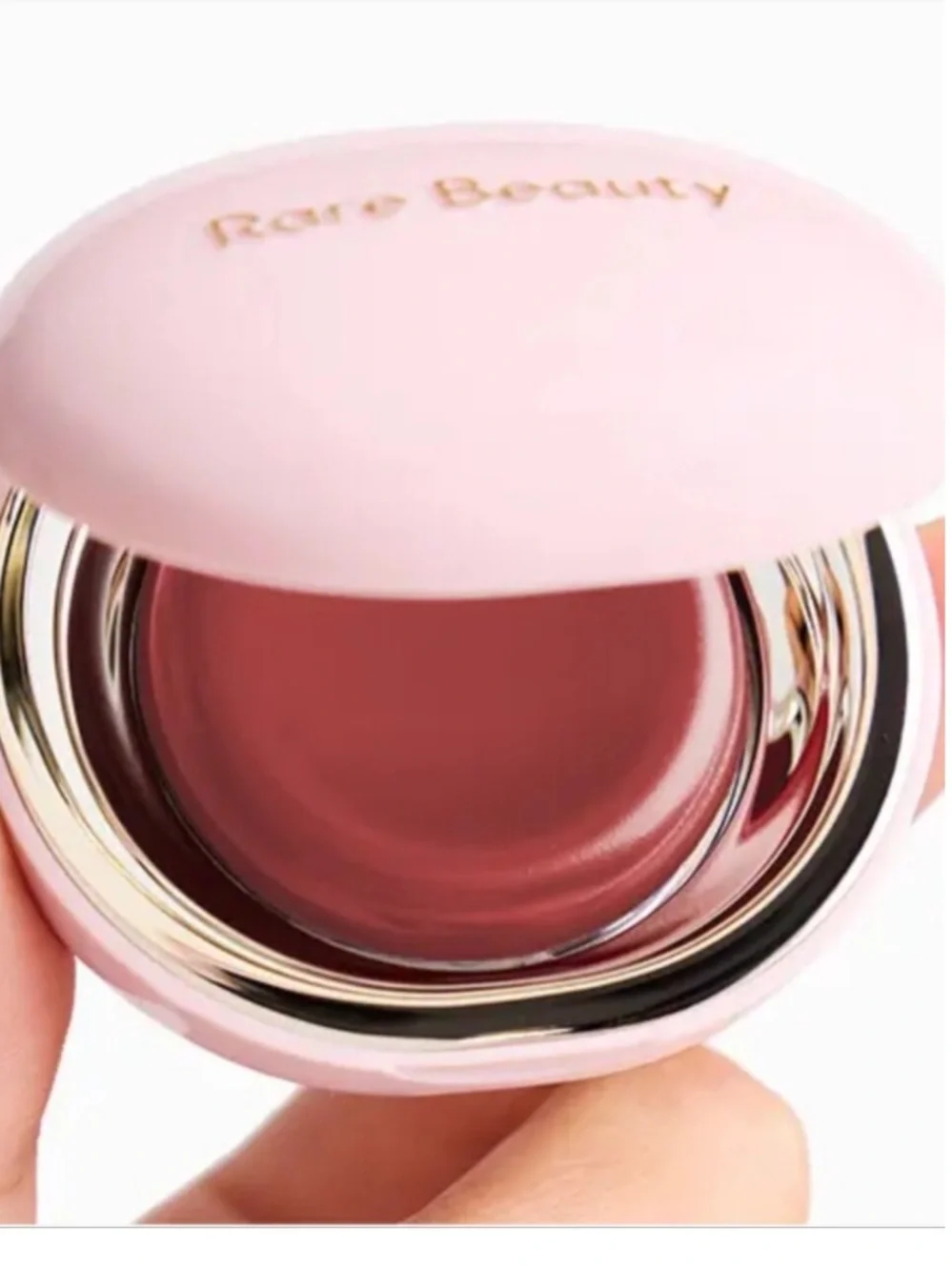 Rare Beauty Cream blush stay vulnerable shade- nearly mauve New